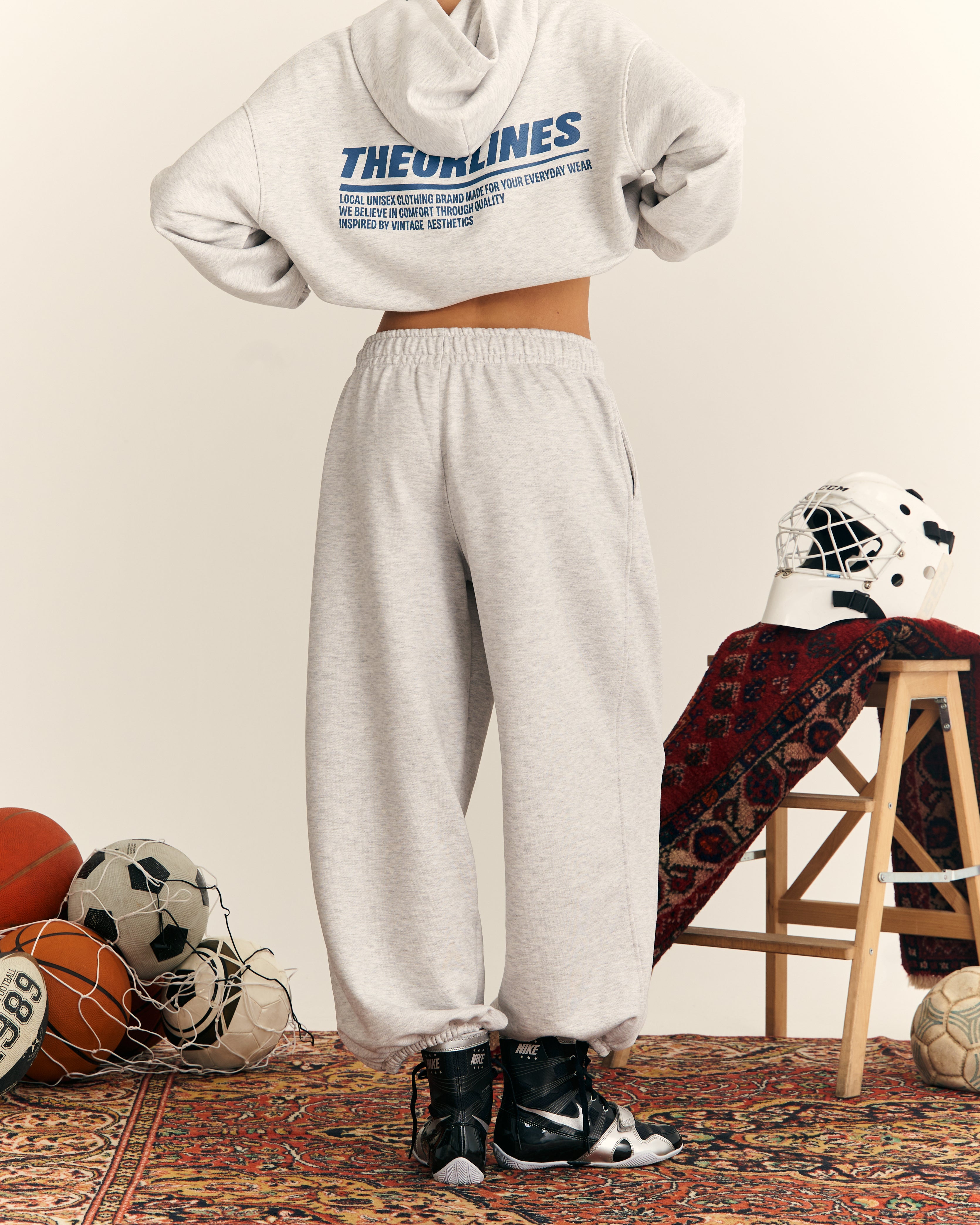 COLLEGE GREY PANTS-3