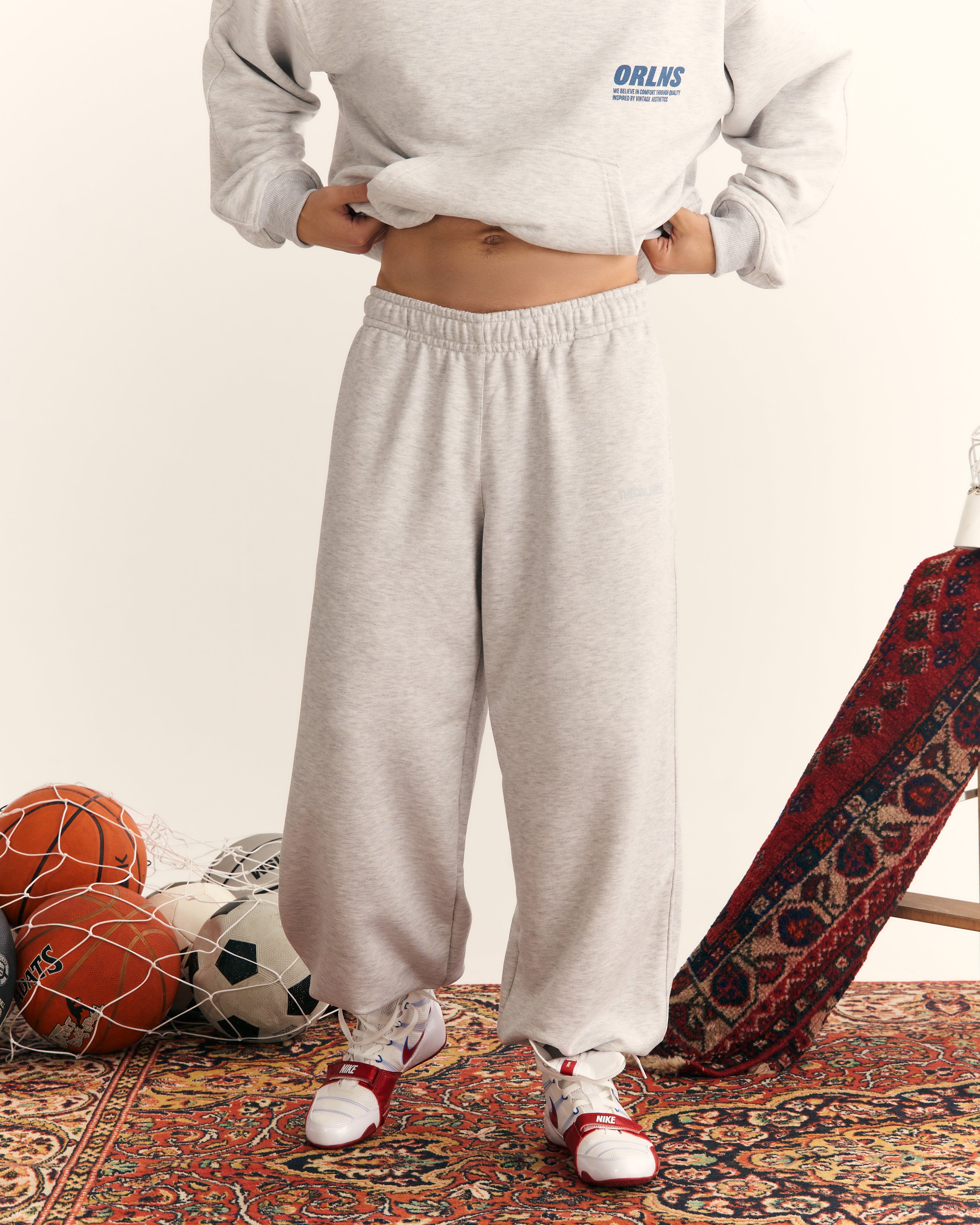 COLLEGE GREY PANTS-6