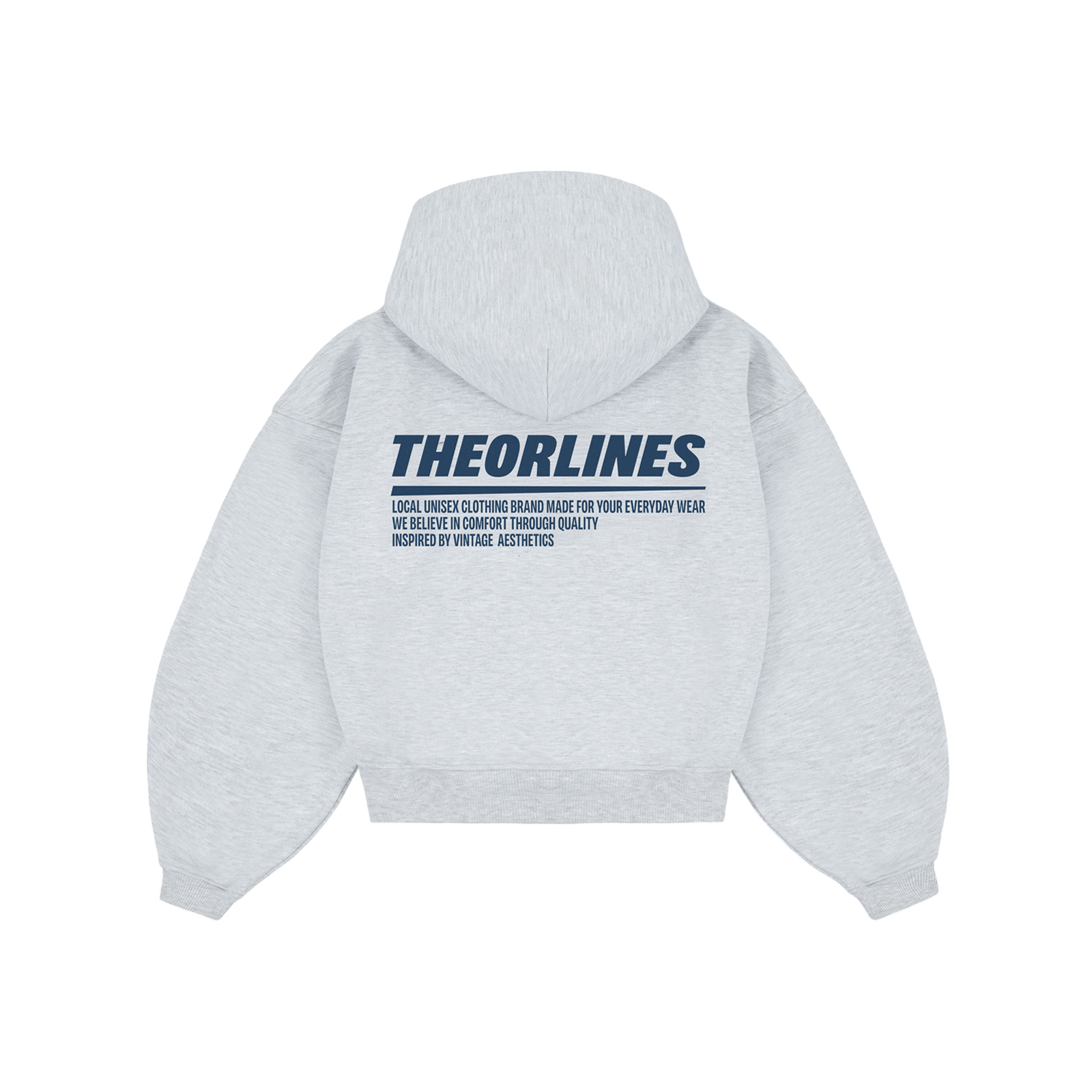 COLLEGE GREY HOODIE