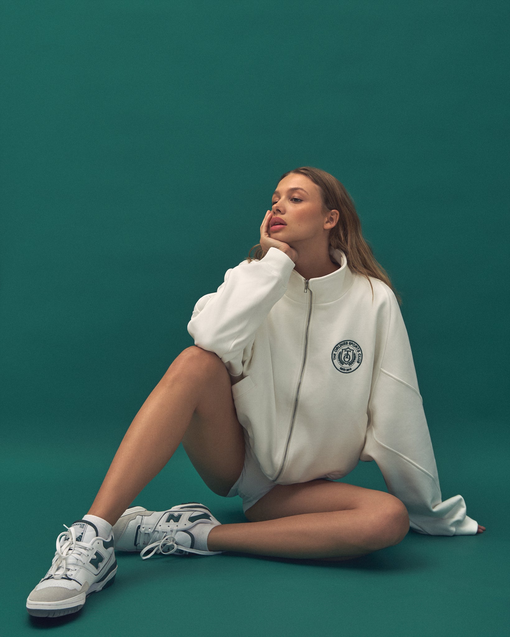 ZIP HOODIE MILK SPORTS CLUB-4