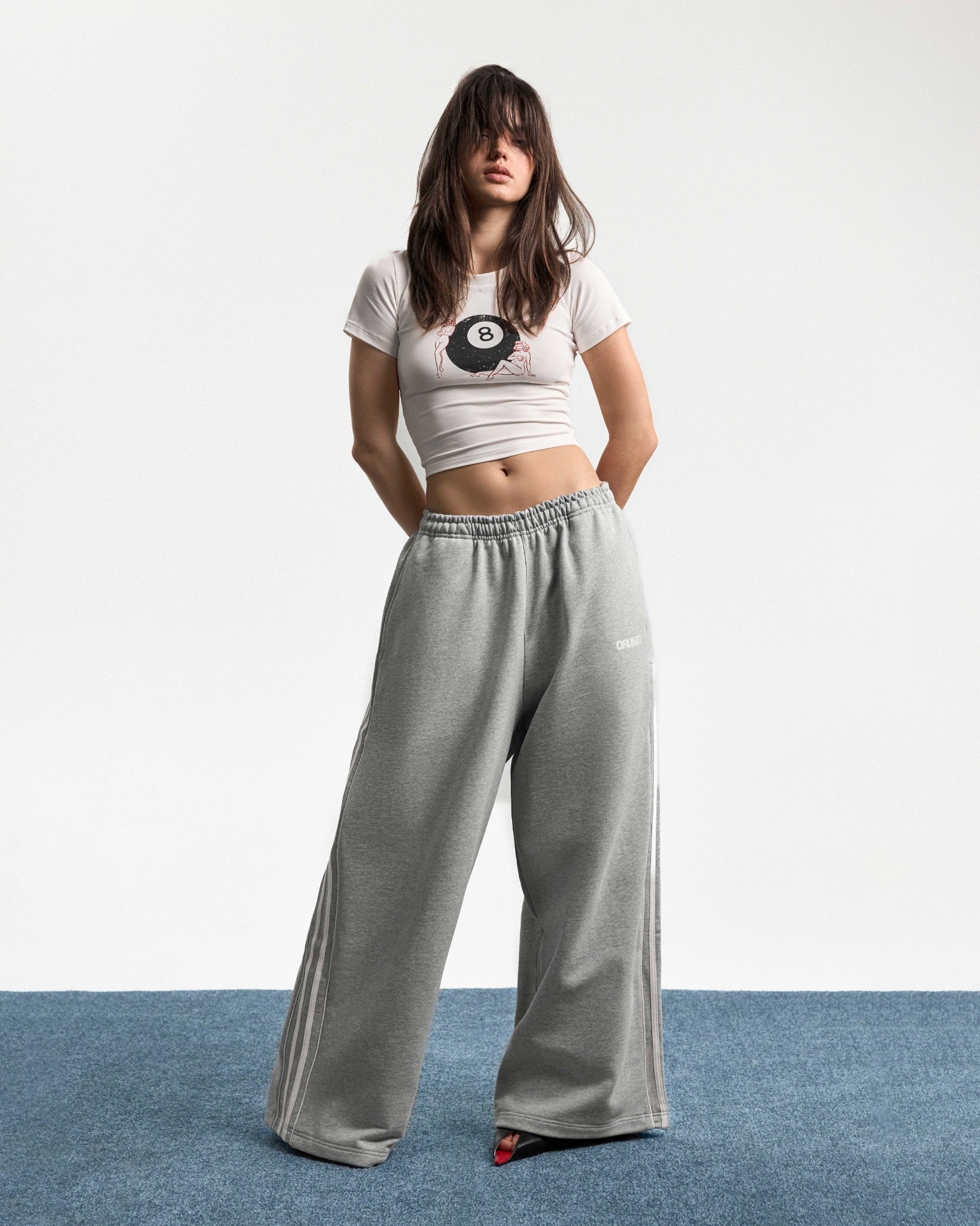 MELANGE BASE PANTS-8
