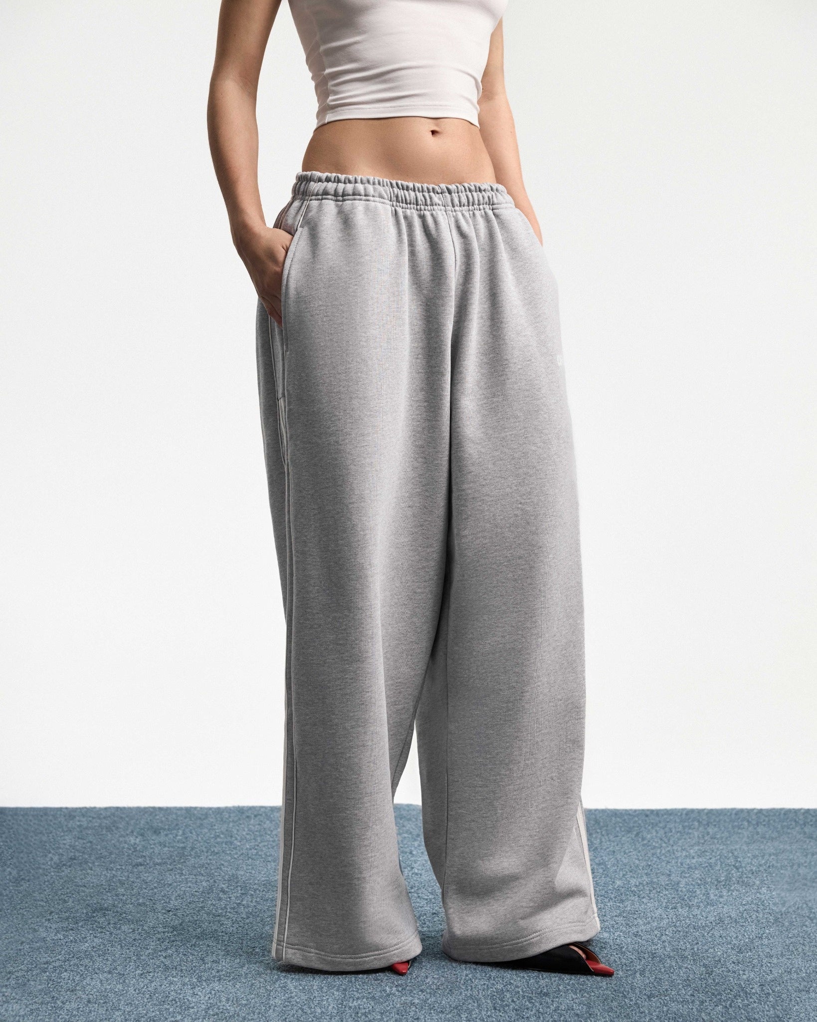 MELANGE BASE PANTS-10